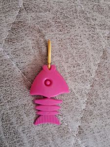 Cute Pink Fish Charm
