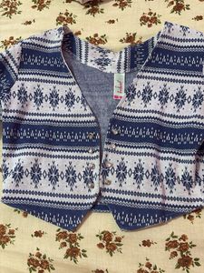 Vintage print Cardigan