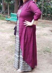 WOMEN FLOOR TOUCH KURTI WITH JACKET