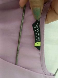 Chic Lavender Button-Up Midi Dress