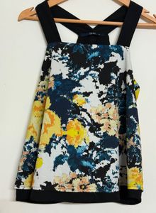 Colorful Abstract Print Tank Top