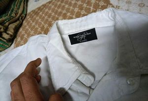 Men's White Full &amp; Half Sleeve Shirt Bundle 3XL