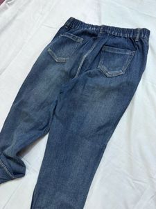 Stylish Split Hem Denim Jeans