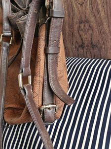 MCM Monogram Drawstring Bucket Bag