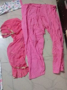 Floral Print Kurta with Dupatta
