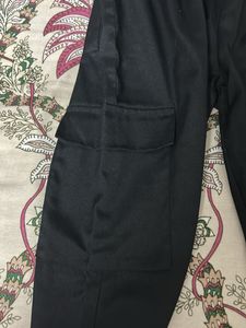 Black Cargo Jogger Pants