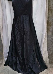 I. Elegant Black Off-Shoulder Gown
