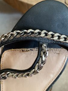 ALDO Black Chain Detail Heels