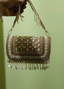 Elegant Beaded Clutch
