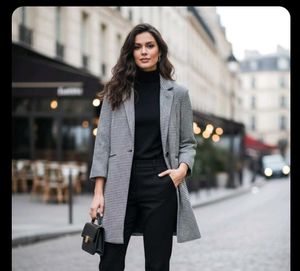 Chic Plaid Blazer