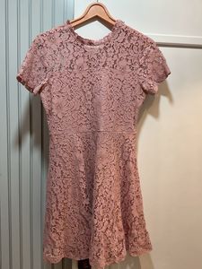 Ginger Elegant Lace Dress, Knee length Bust-34 L