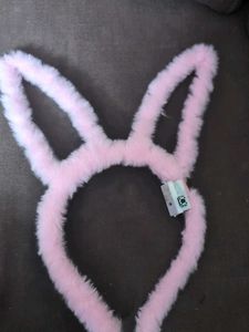Cute Pink Bunny Ears Headband