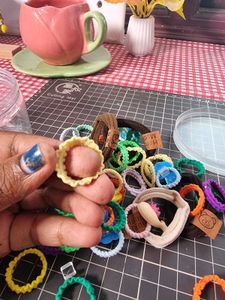 assorted hair ties bundle