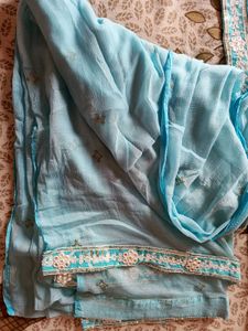 Selling Sky Blue Kurta Set