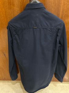Men's Navy Blue Casual Shirt