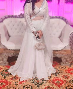 White Lehenga Choli Set