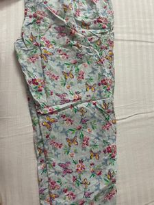 Butterfly Print Night Suit