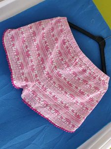 Pink Elephant Print Skirt