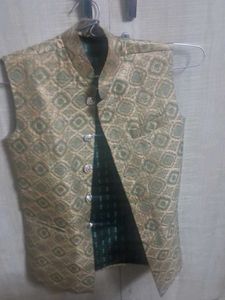 kids Brocade Nehru Jacket