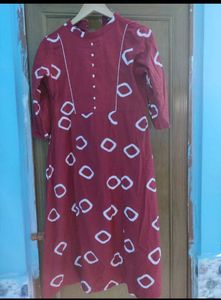 Anouk Stylish Red Kurta