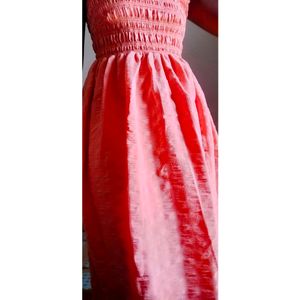 Peach Colour Dress