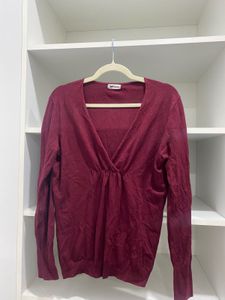 Women’s Burgundy Top