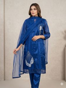 Elegant Royal Blue Kurta Set