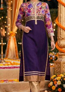 Elegant Floral Kurta Set