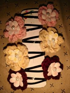 Cute Flower Hair Ties