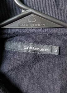 Calvin Klein Jeans Quarter-Button Sweatshirt