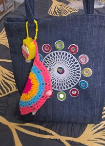 Handmade Crochet Specs Sunglass Bag/Pouch/Keychain