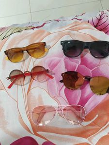 Set of 5 Stylish Sunglasses