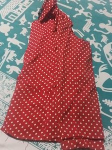 Red Polka Dot Blazer