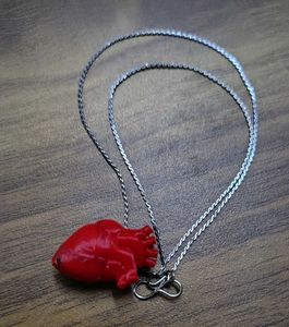 Unique Anatomical Heart Necklace