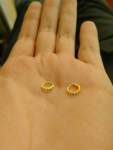 Gold 20ct Baali, Earings For Kids Ear(0.470gram)