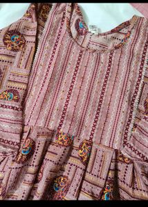 pure cotton nyra cut kurta set