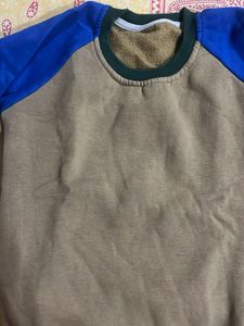 Color Block Crewneck Sweatshirt