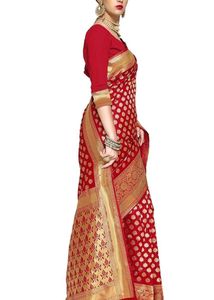 Royal Red Banarasi Silk