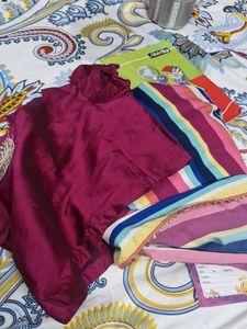 Colorful beautiful saree dress Set