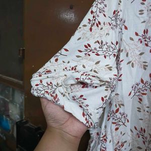 Floral Print Kurta