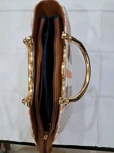 Stylish Striped Satchel