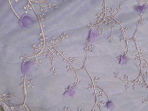 Urbanic savana Elegant Lilac Embroidered Maxi Dres