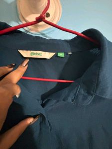 Stylish teal blue shirt