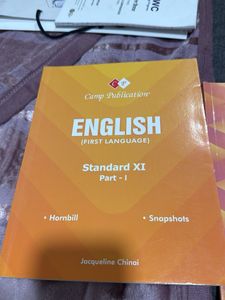 English (First Language) Standard XI Part - I and