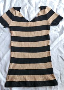 Striped Knit Top