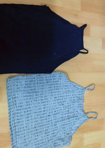 Combo For Dark Blue And Grey Tank Top