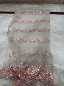 Stunning Sequin Embellished Net Fabric 2metre