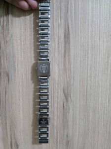 "Sonata" Silver Square Dial Watch