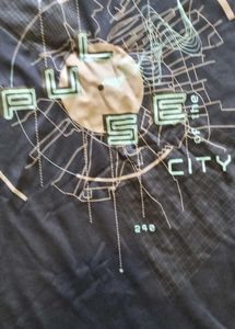 Graphic Navy Blue T-Shirt