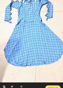midi blue  Dress